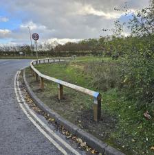 *Attention residents* damaged fencing by the A6175 opposite Heath school (wildflower area)